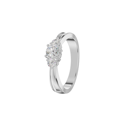 DLR002148 18 KT / White Gold / 18