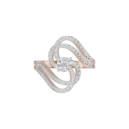 Divine Spark Diamond Ring 18 KT / Rose Gold / 18