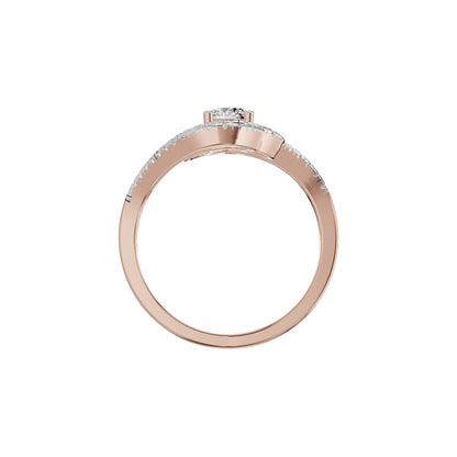 Divine Spark Diamond Ring 18 KT / Rose Gold / 18