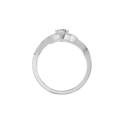 Divine Spark Diamond Ring 18 KT / White Gold / 18