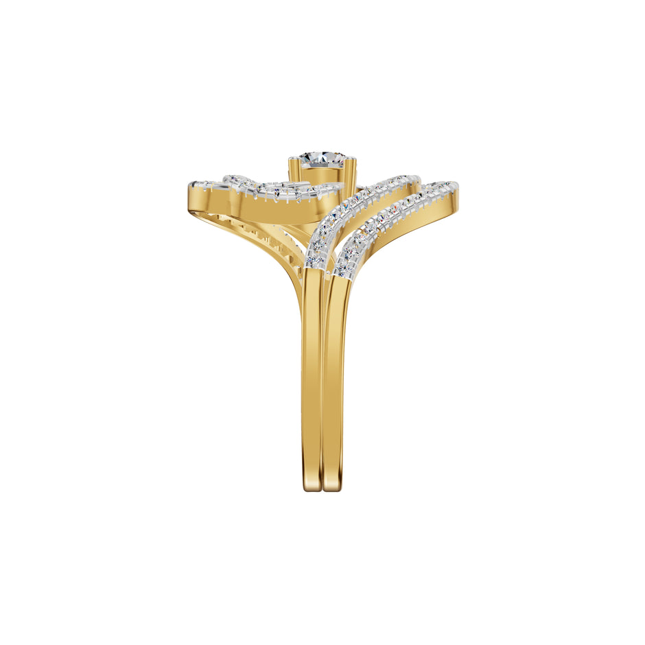 Divine Spark Diamond Ring 18 KT / Yellow Gold / 18