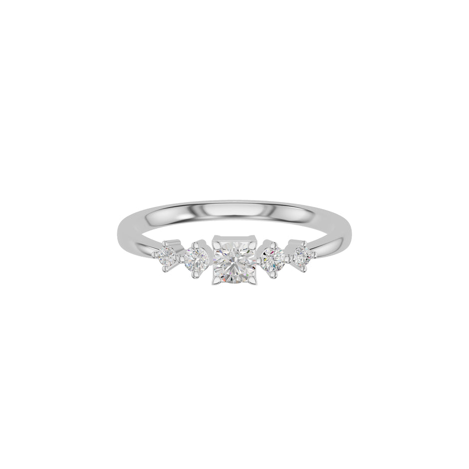 DLR002150 18 KT / White Gold / 18
