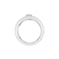 Serpent Sparkle diamond cocktail Ring 18 KT / White Gold / 18