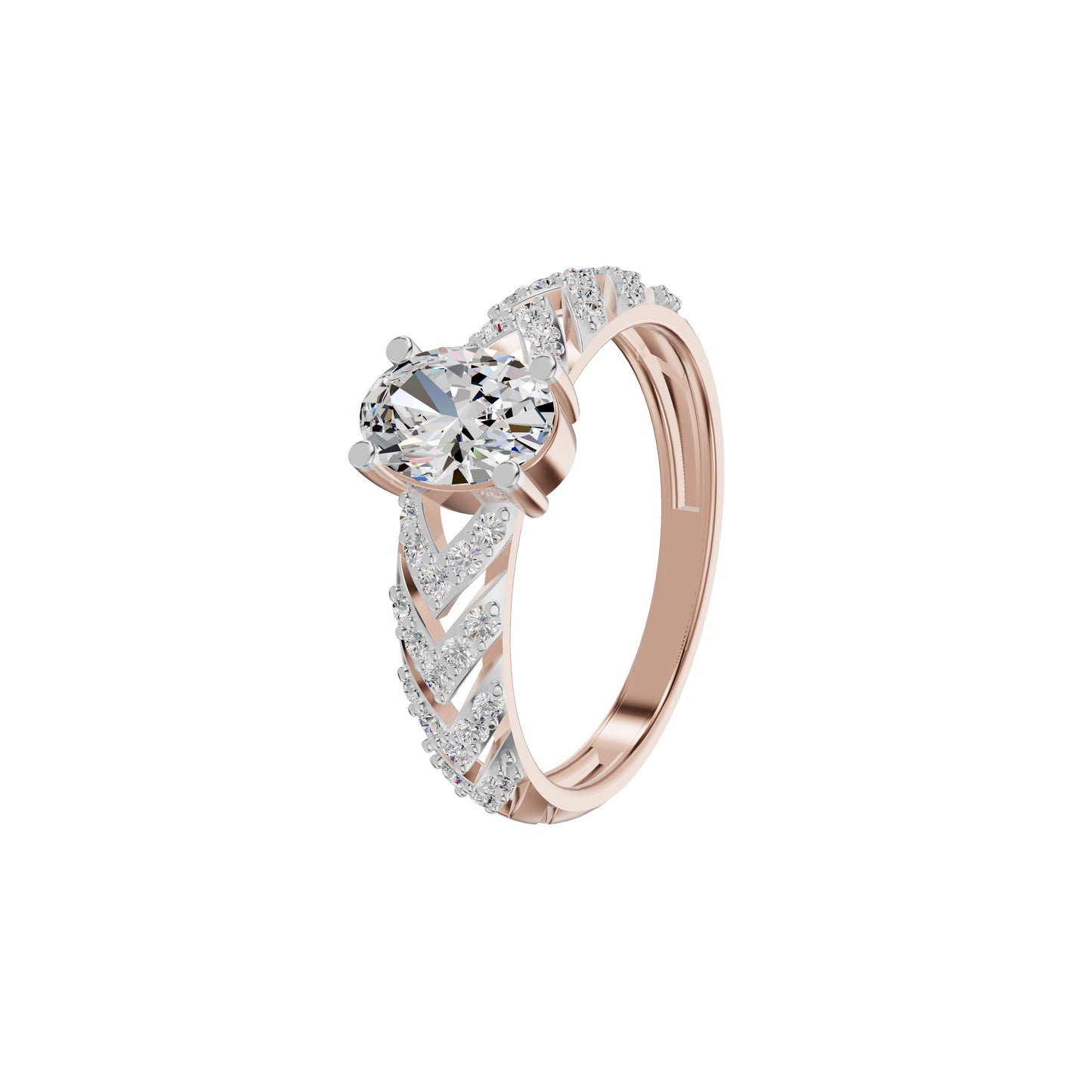 DLR002153 18 KT / Rose Gold / 18