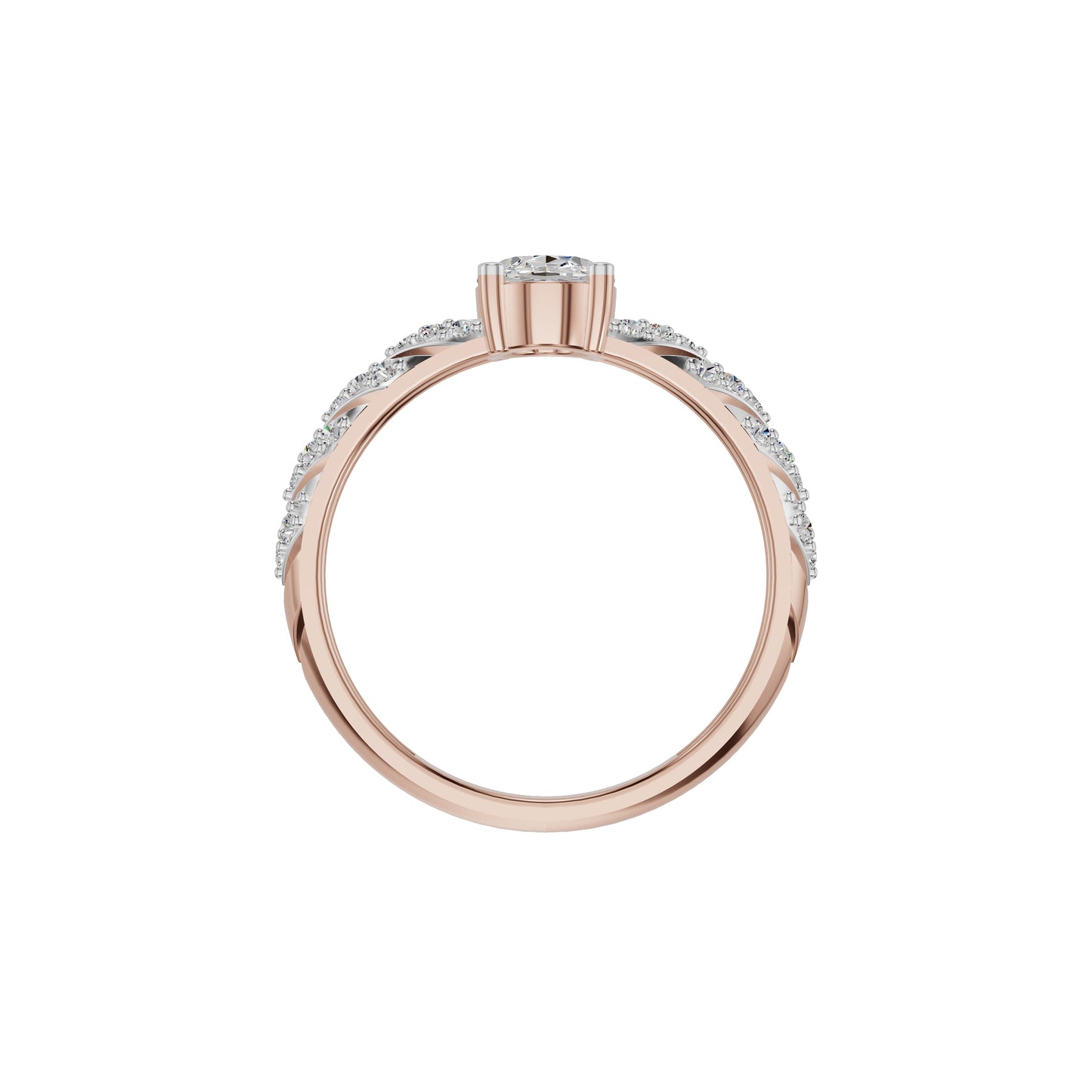 DLR002153 18 KT / Rose Gold / 18