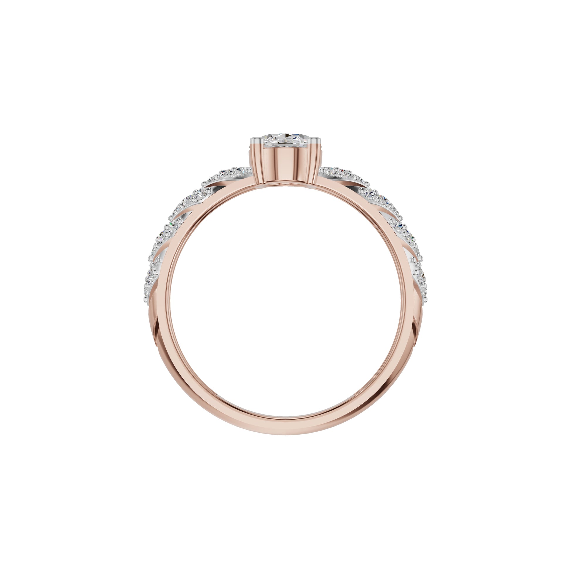 DLR002153 18 KT / Rose Gold / 18