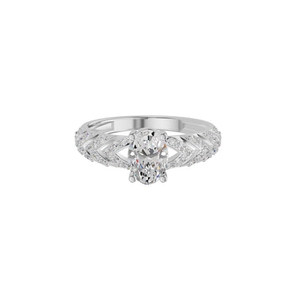 DLR002153 18 KT / White Gold / 18