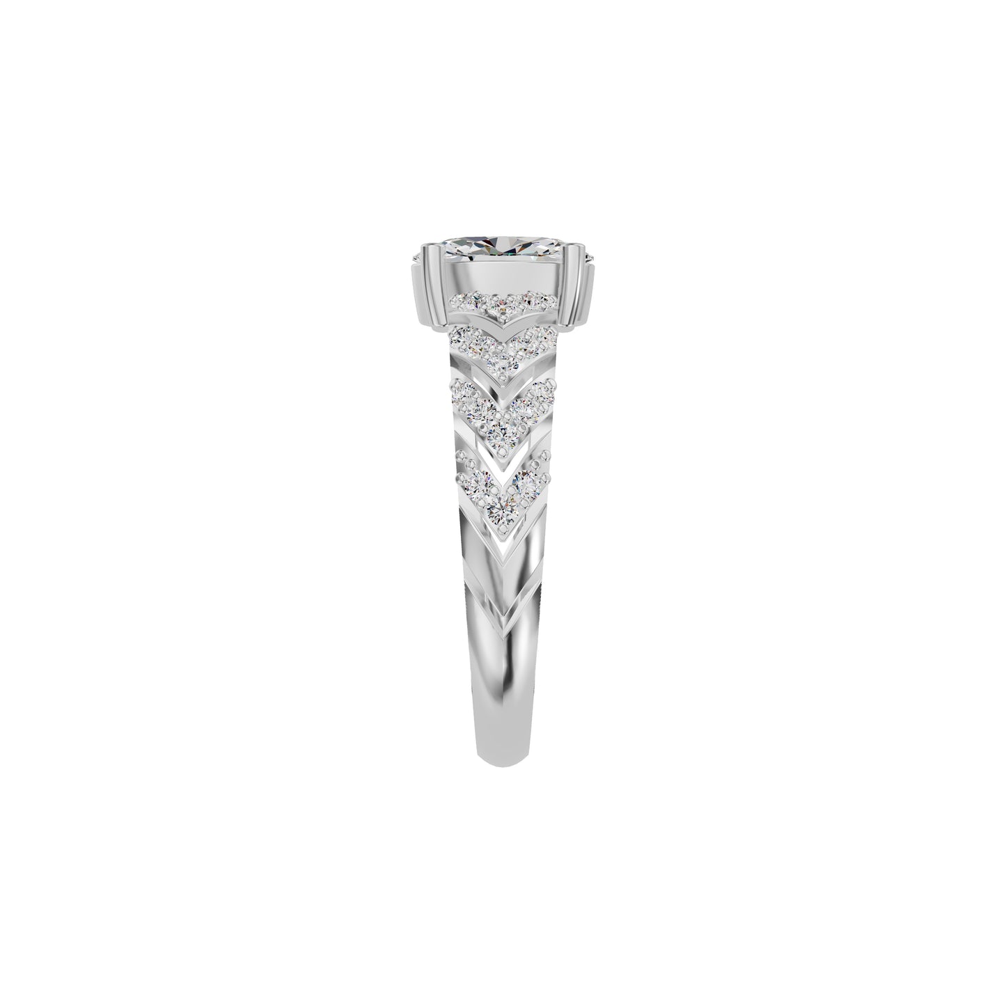 DLR002153 18 KT / White Gold / 18