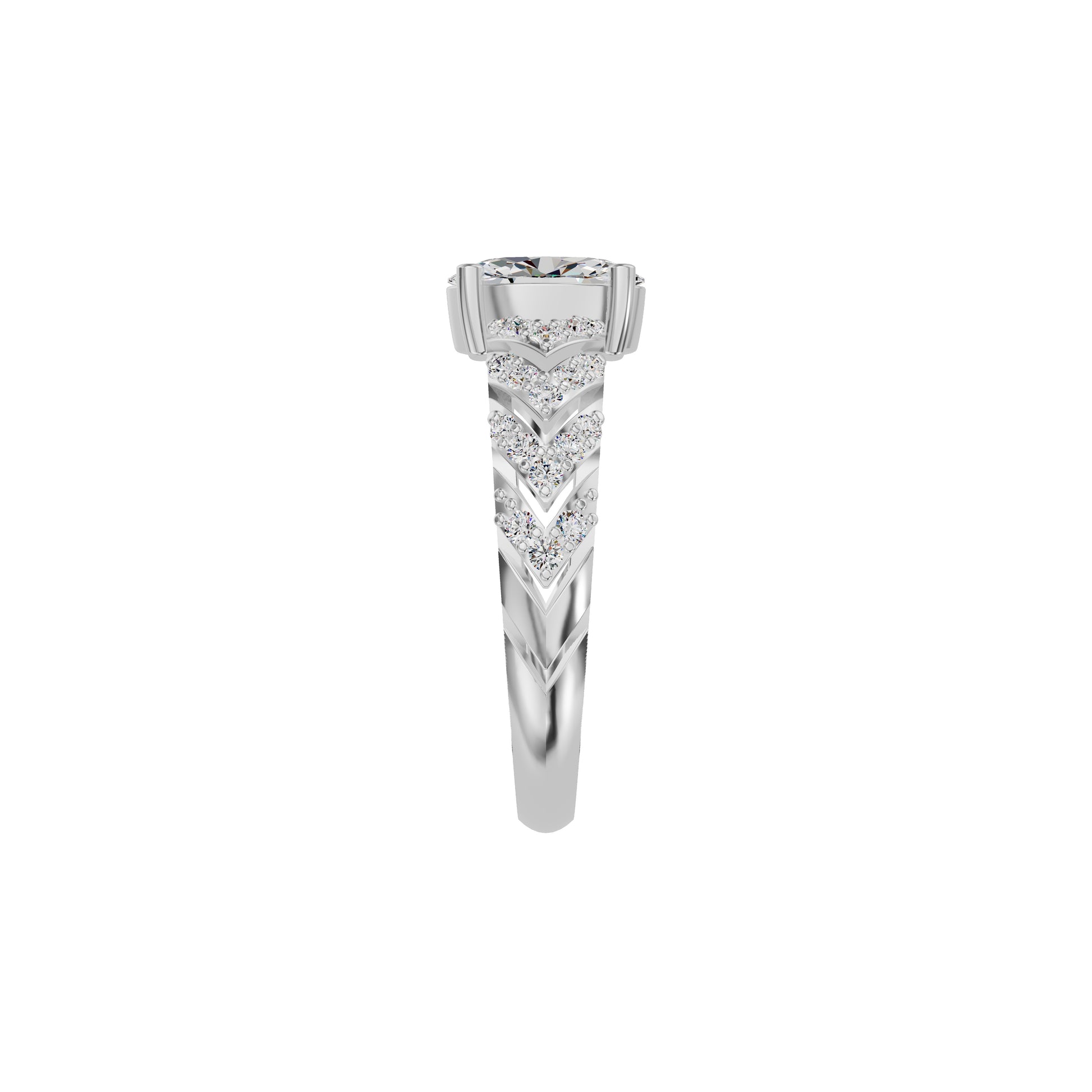 DLR002153 18 KT / White Gold / 18