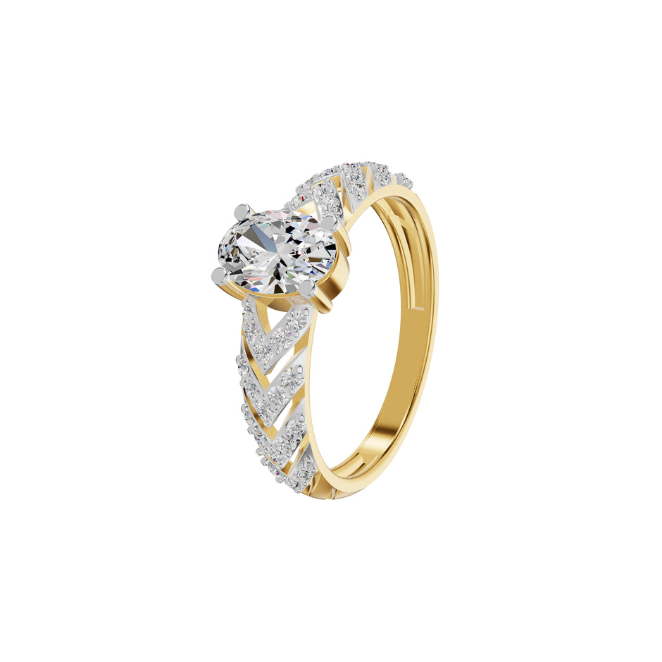 DLR002153 18 KT / Yellow Gold / 18