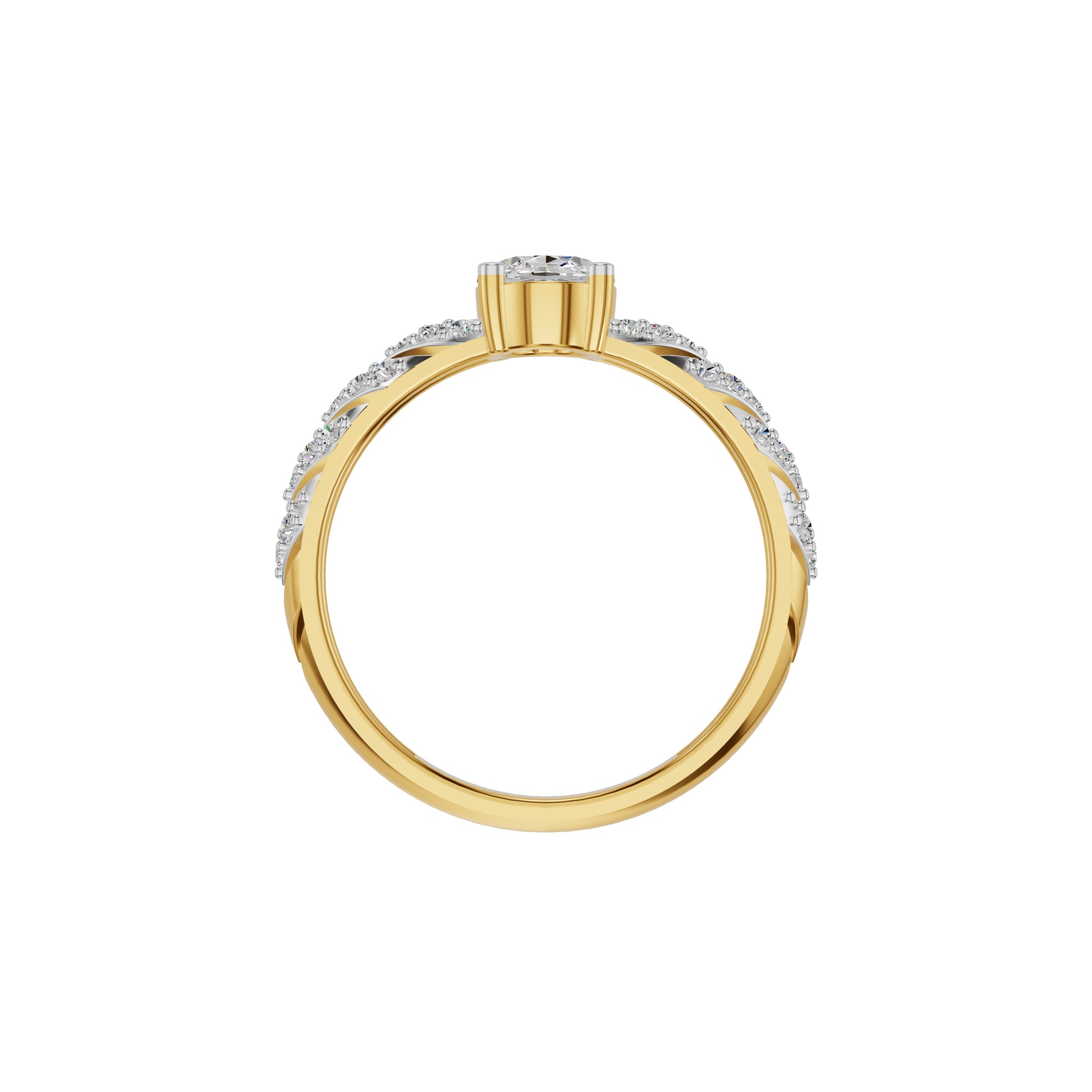 DLR002153 18 KT / Yellow Gold / 18