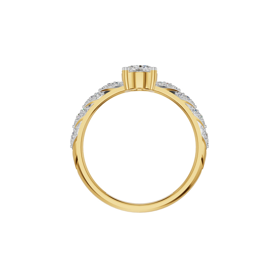DLR002153 18 KT / Yellow Gold / 18