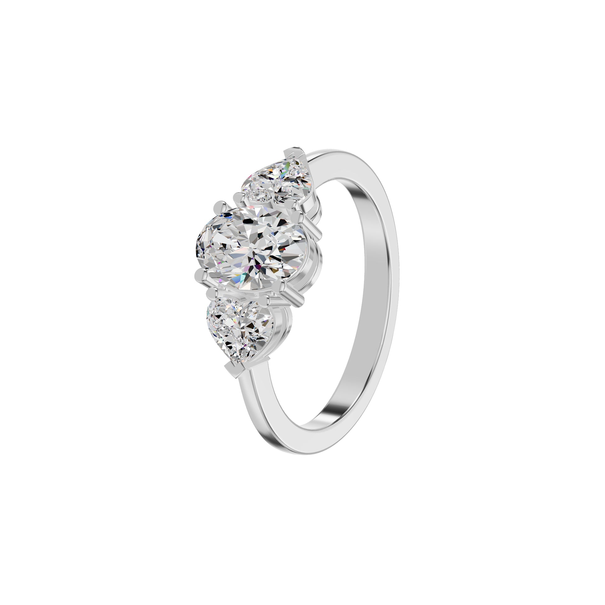 DLR002154 18 KT / White Gold / 18
