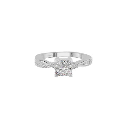 DLR002155 18 KT / White Gold / 18