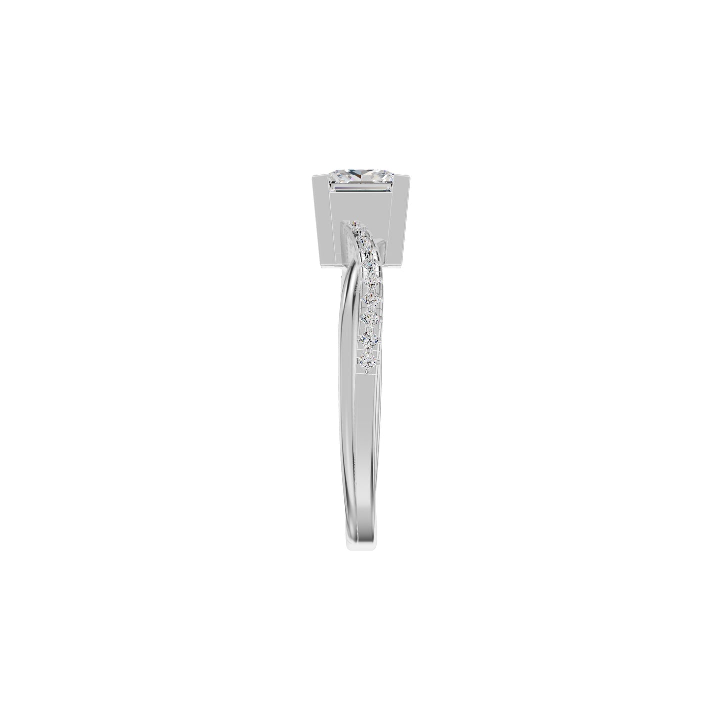 DLR002155 18 KT / White Gold / 18