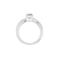 DLR002155 18 KT / White Gold / 18