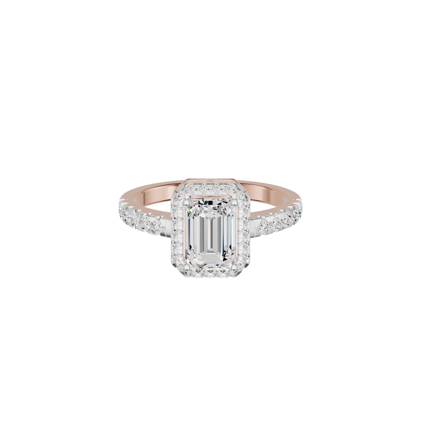 Pure Perfection Diamond Ring 18 KT / Rose Gold / 18