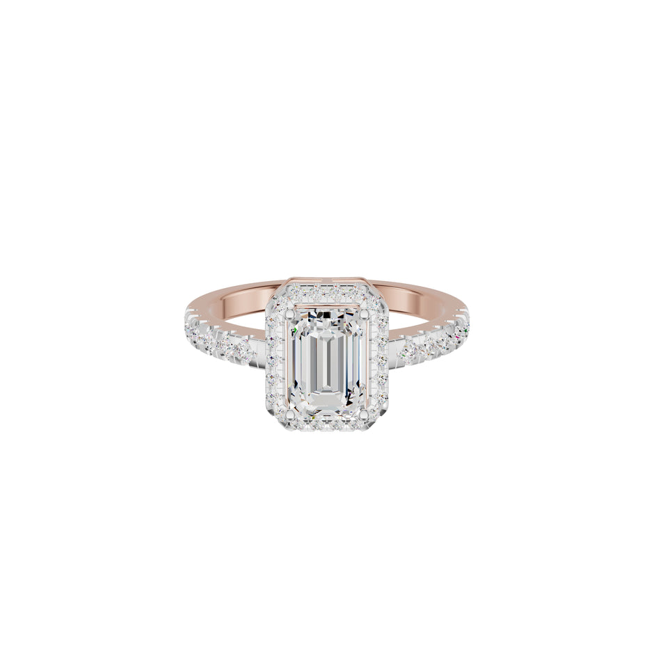 Pure Perfection Diamond Ring 18 KT / Rose Gold / 18