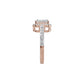 Pure Perfection Diamond Ring 18 KT / Rose Gold / 18