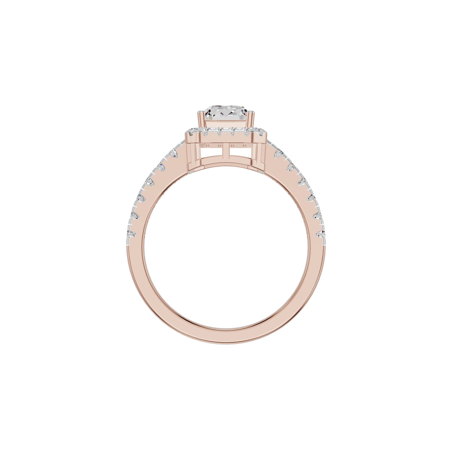 Pure Perfection Diamond Ring 18 KT / Rose Gold / 18