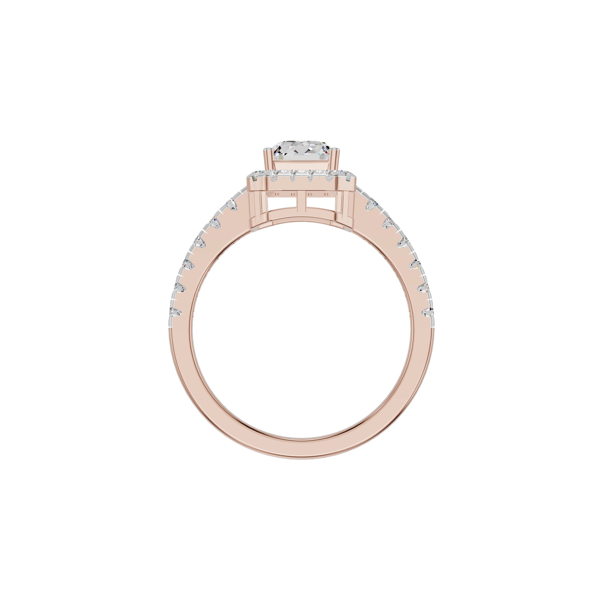 Pure Perfection Diamond Ring 18 KT / Rose Gold / 18