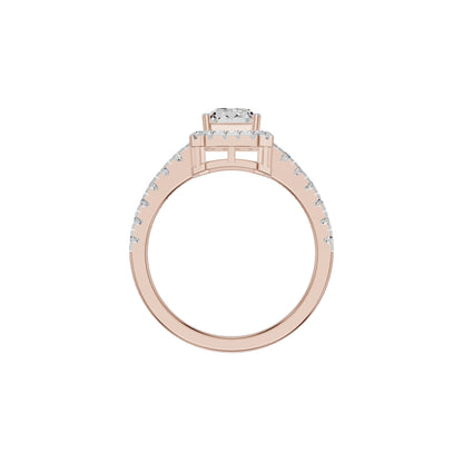 Pure Perfection Diamond Ring 18 KT / Rose Gold / 18