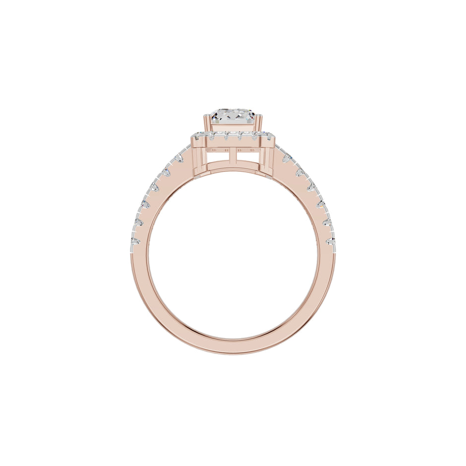 Pure Perfection Diamond Ring 18 KT / Rose Gold / 18