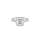 Pure Perfection Diamond Ring 18 KT / White Gold / 18