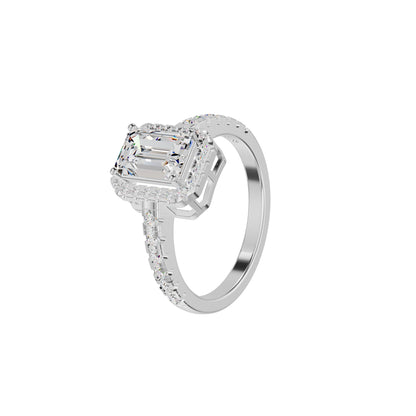 Pure Perfection Diamond Ring 18 KT / White Gold / 18