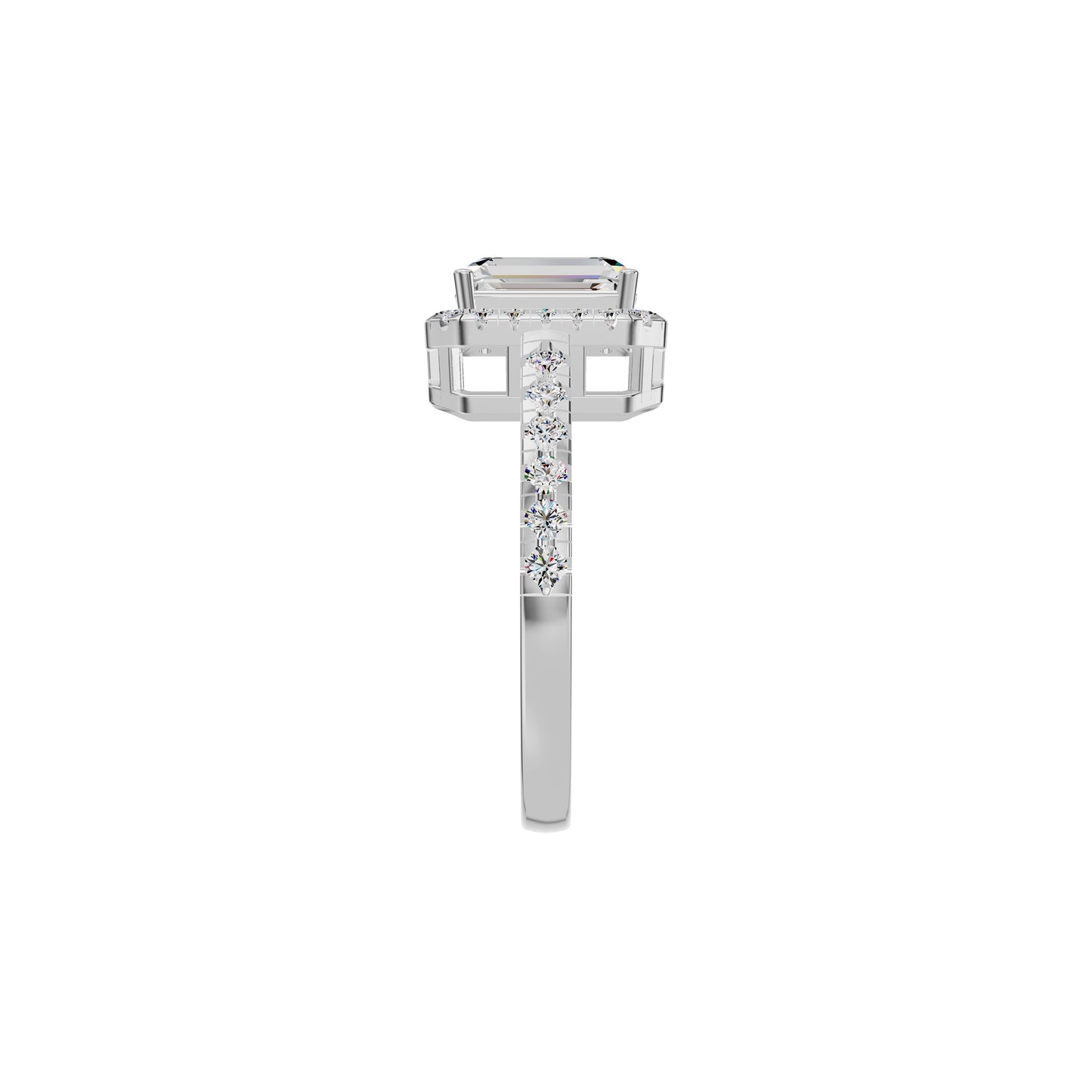 Pure Perfection Diamond Ring 18 KT / White Gold / 18