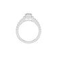Pure Perfection Diamond Ring 18 KT / White Gold / 18