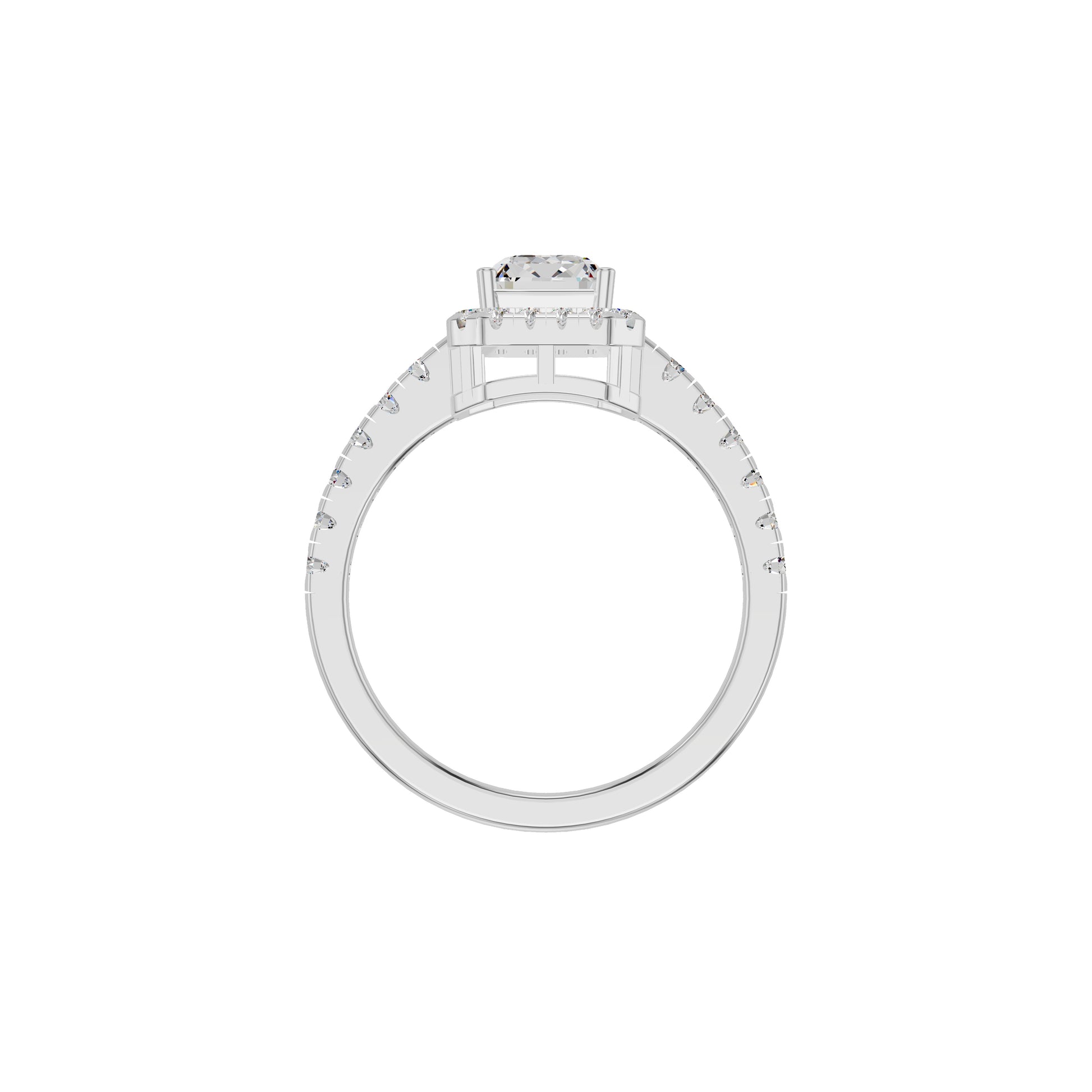 Pure Perfection Diamond Ring 18 KT / White Gold / 18