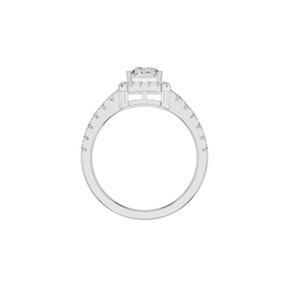 Pure Perfection Diamond Ring 18 KT / White Gold / 18
