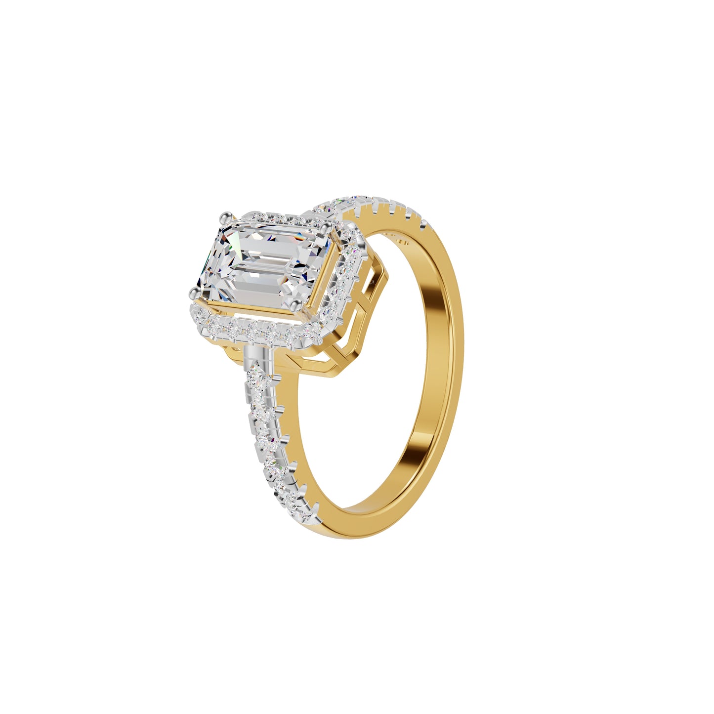 Pure Perfection Diamond Ring 18 KT / Yellow Gold / 18