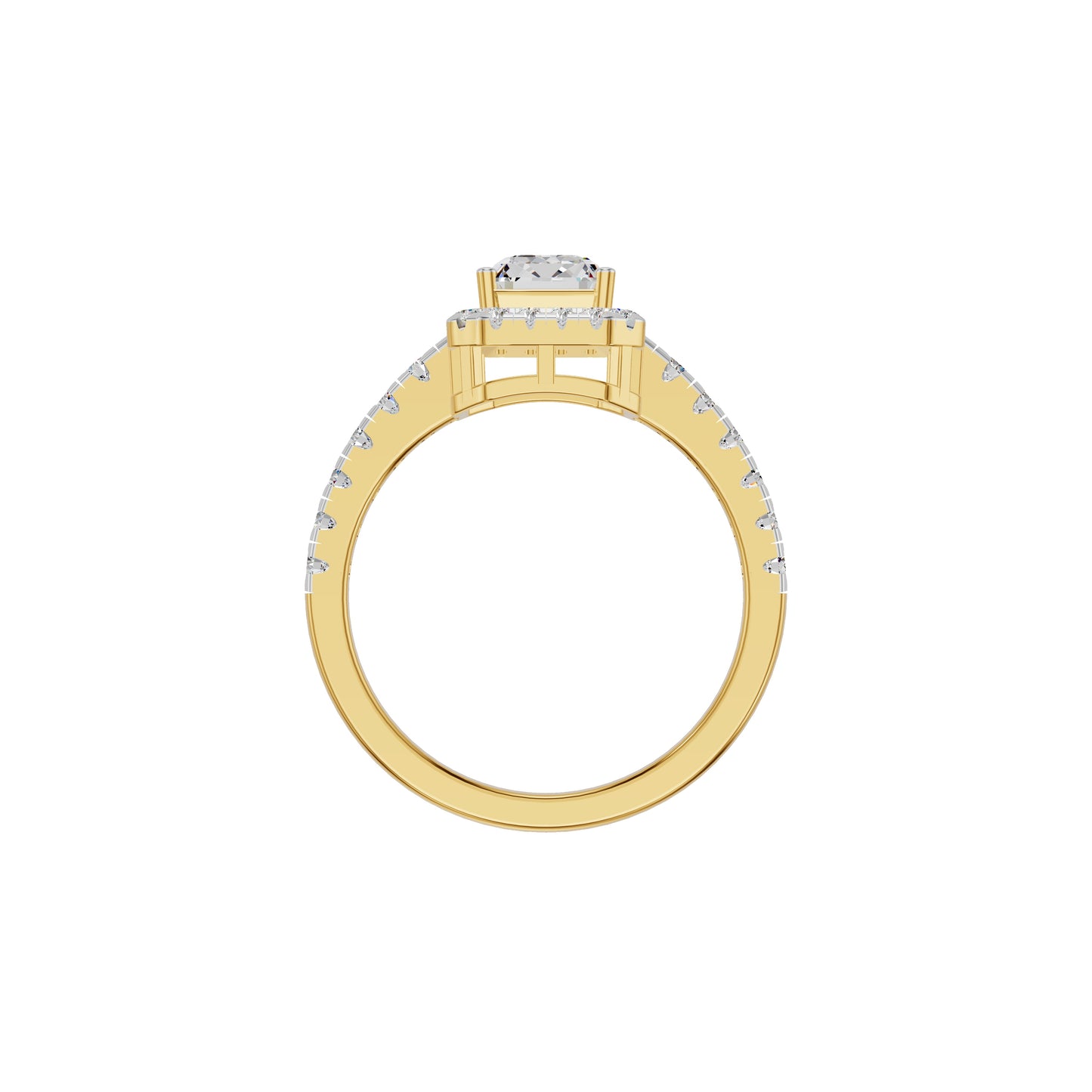 Pure Perfection Diamond Ring 18 KT / Yellow Gold / 18