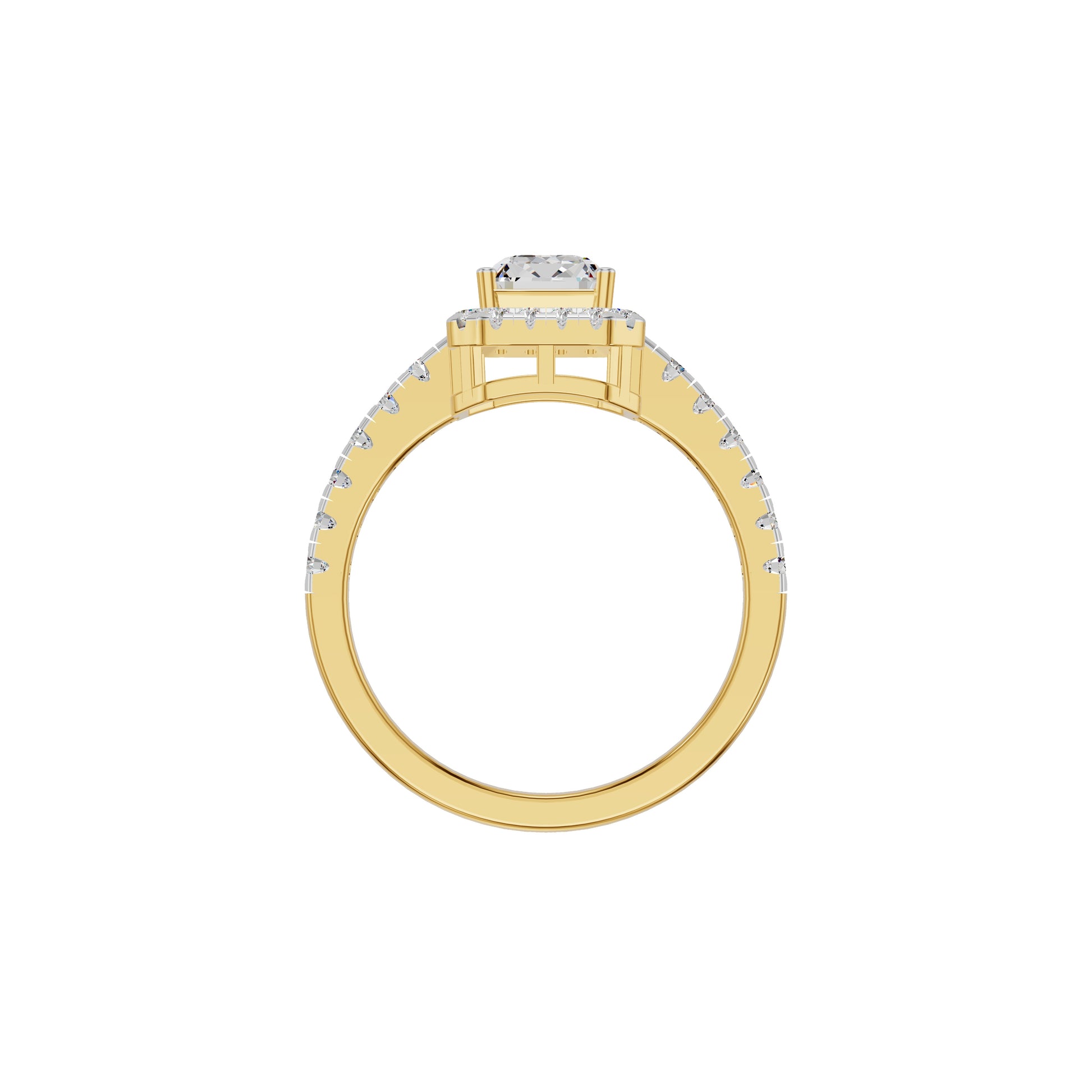 Pure Perfection Diamond Ring 18 KT / Yellow Gold / 18