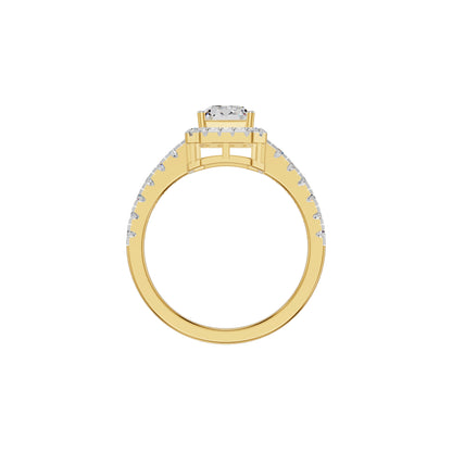 Pure Perfection Diamond Ring 18 KT / Yellow Gold / 18