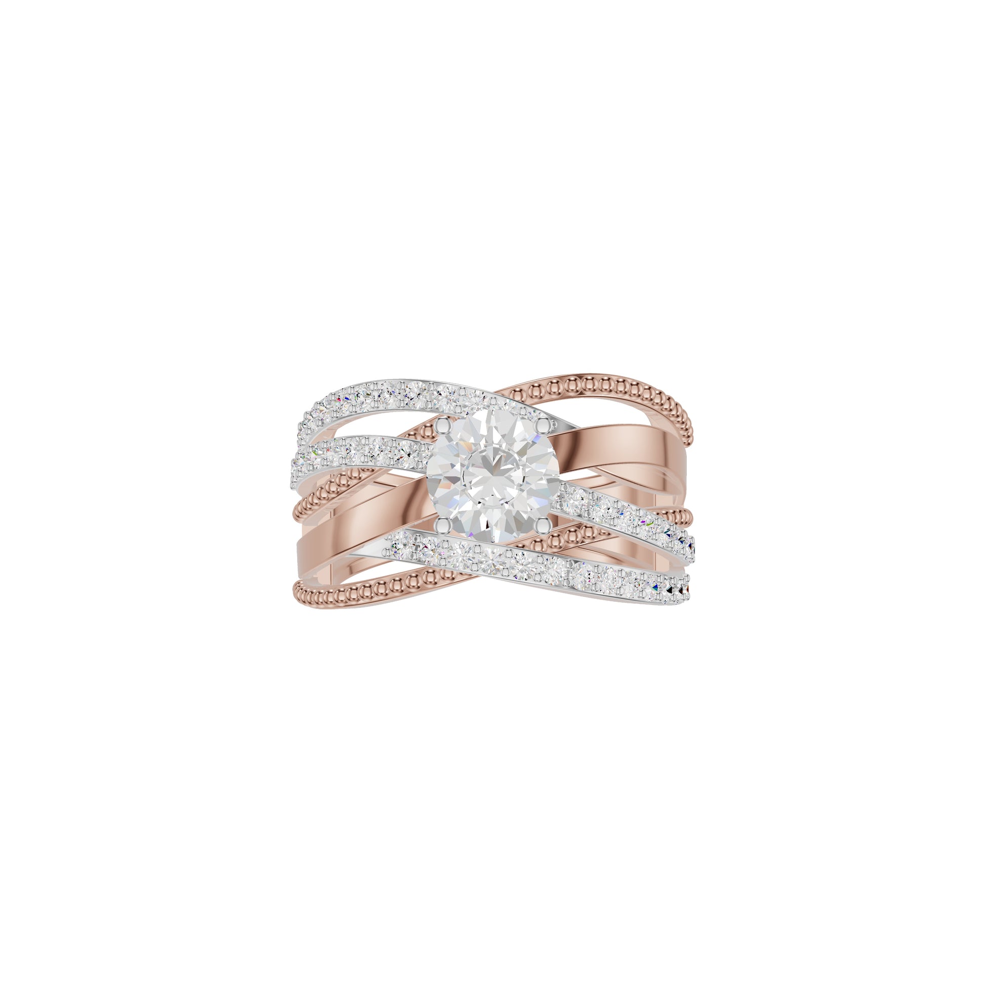 Celestial Glow Diamond Ring 18 KT / Rose Gold / 18