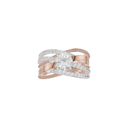 Celestial Glow Diamond Ring 18 KT / Rose Gold / 18
