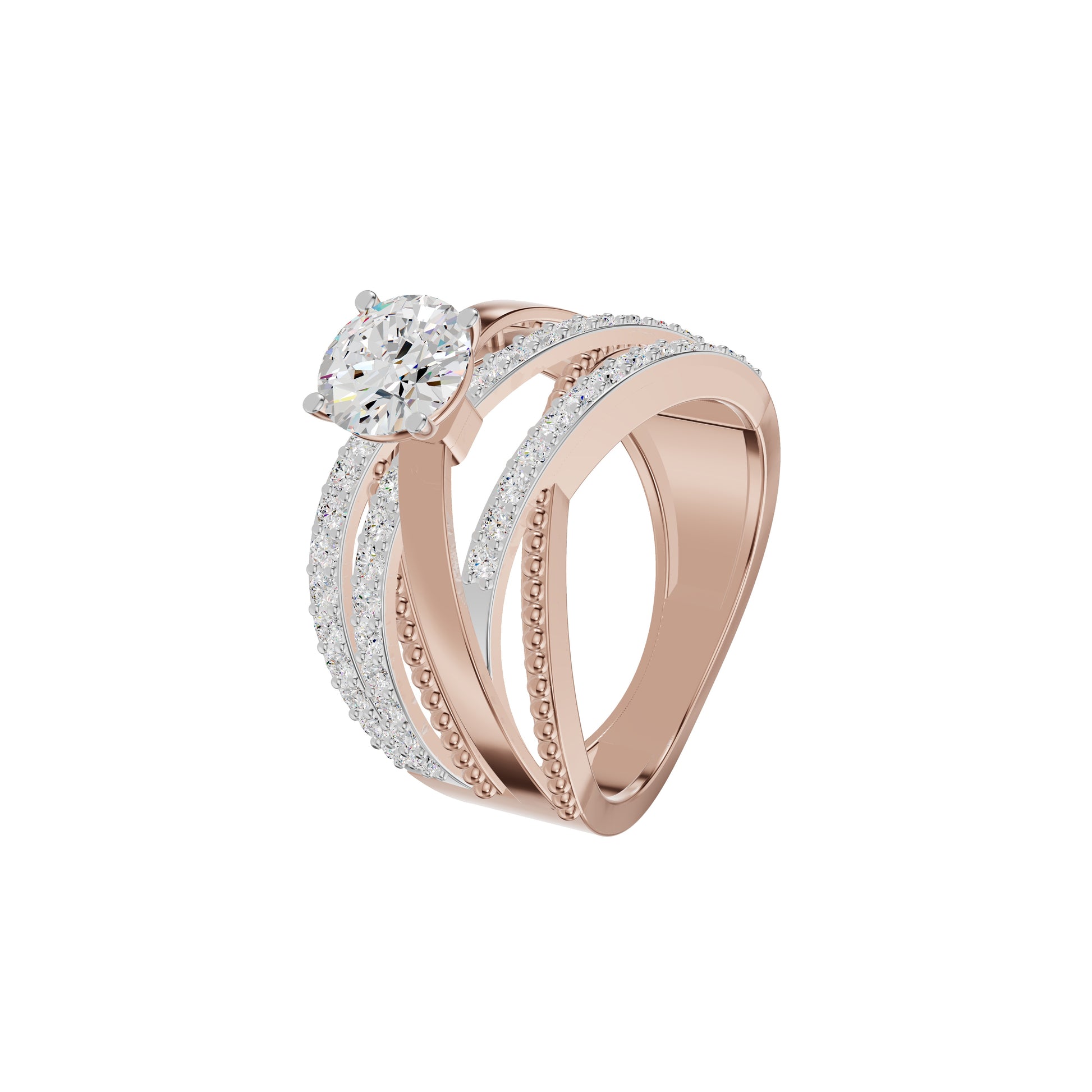 Celestial Glow Diamond Ring 18 KT / Rose Gold / 18