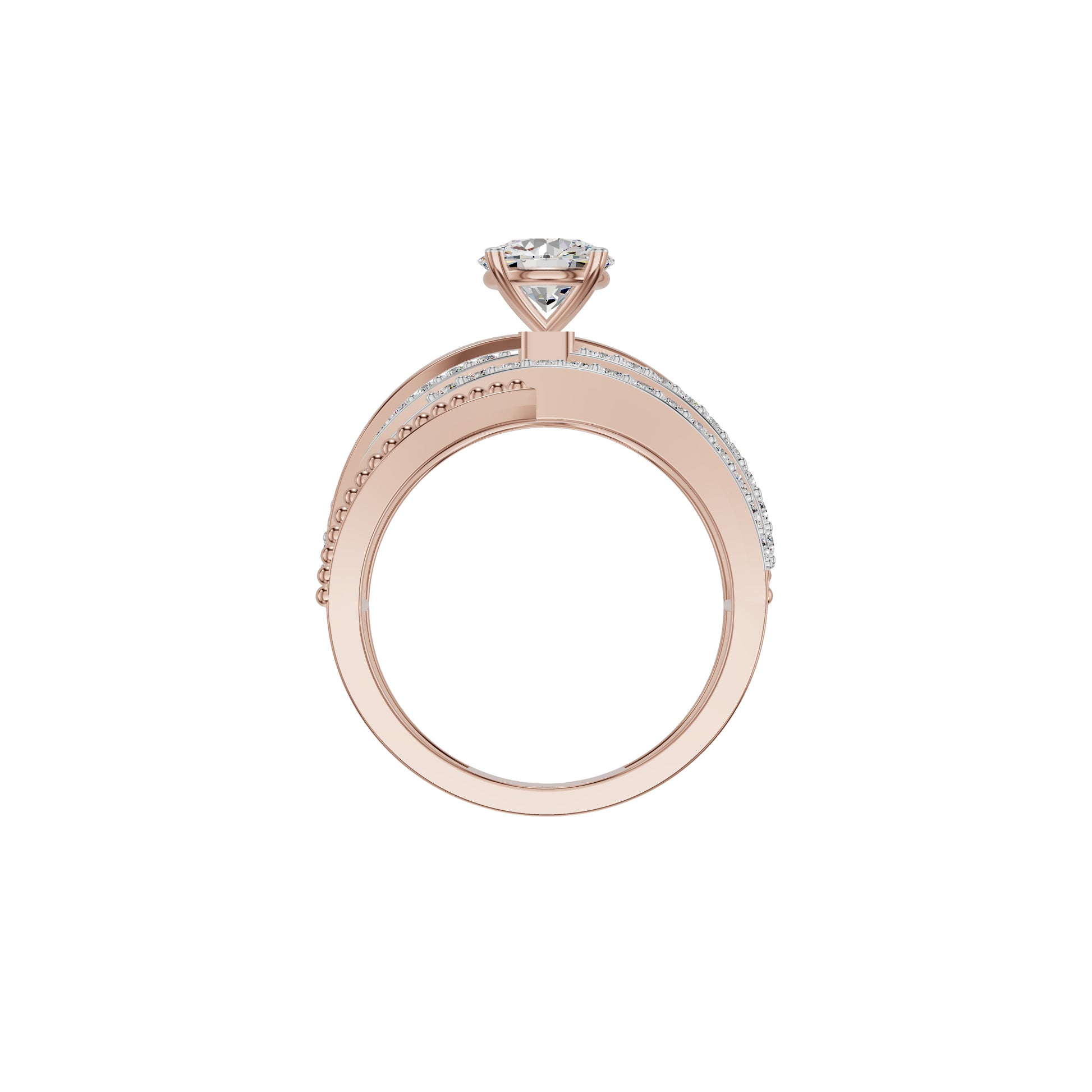 Celestial Glow Diamond Ring 18 KT / Rose Gold / 18