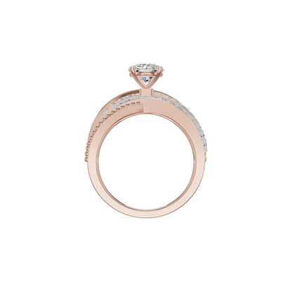 Celestial Glow Diamond Ring 18 KT / Rose Gold / 18