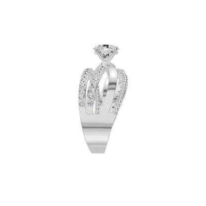 Celestial Glow Diamond Ring 18 KT / White Gold / 18