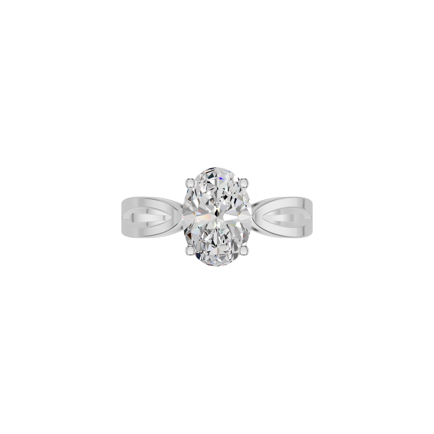 DLR002158 18 KT / White Gold / 18