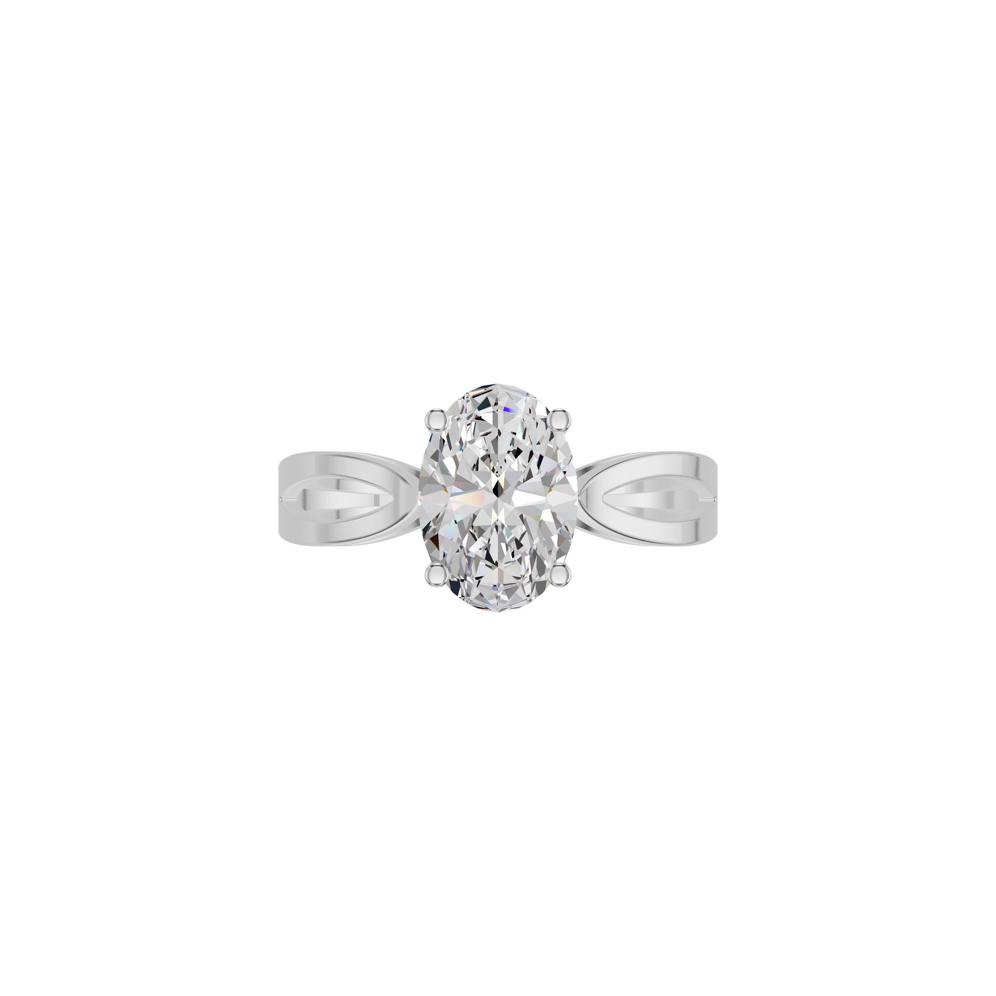 DLR002158 18 KT / White Gold / 18
