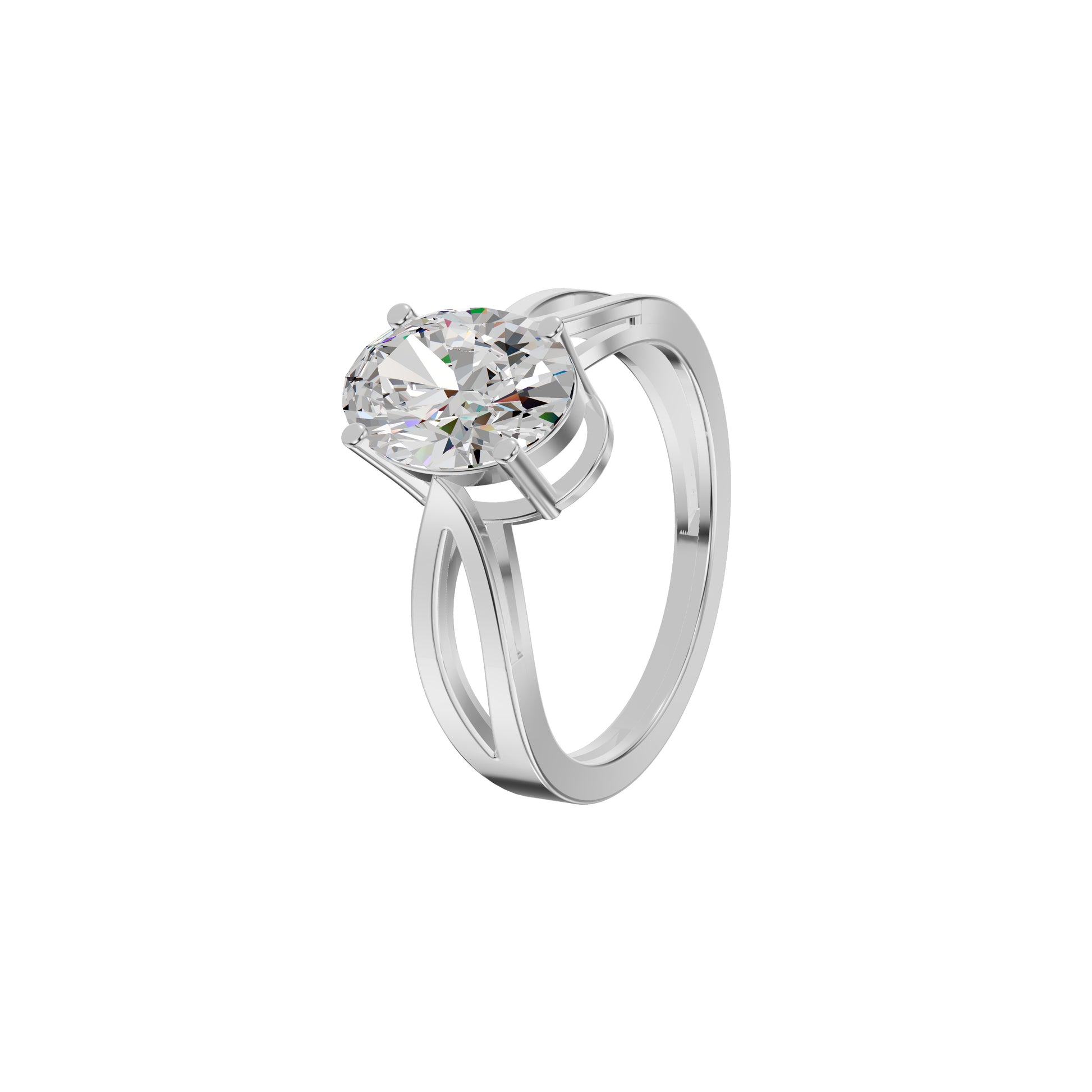 DLR002158 18 KT / White Gold / 18