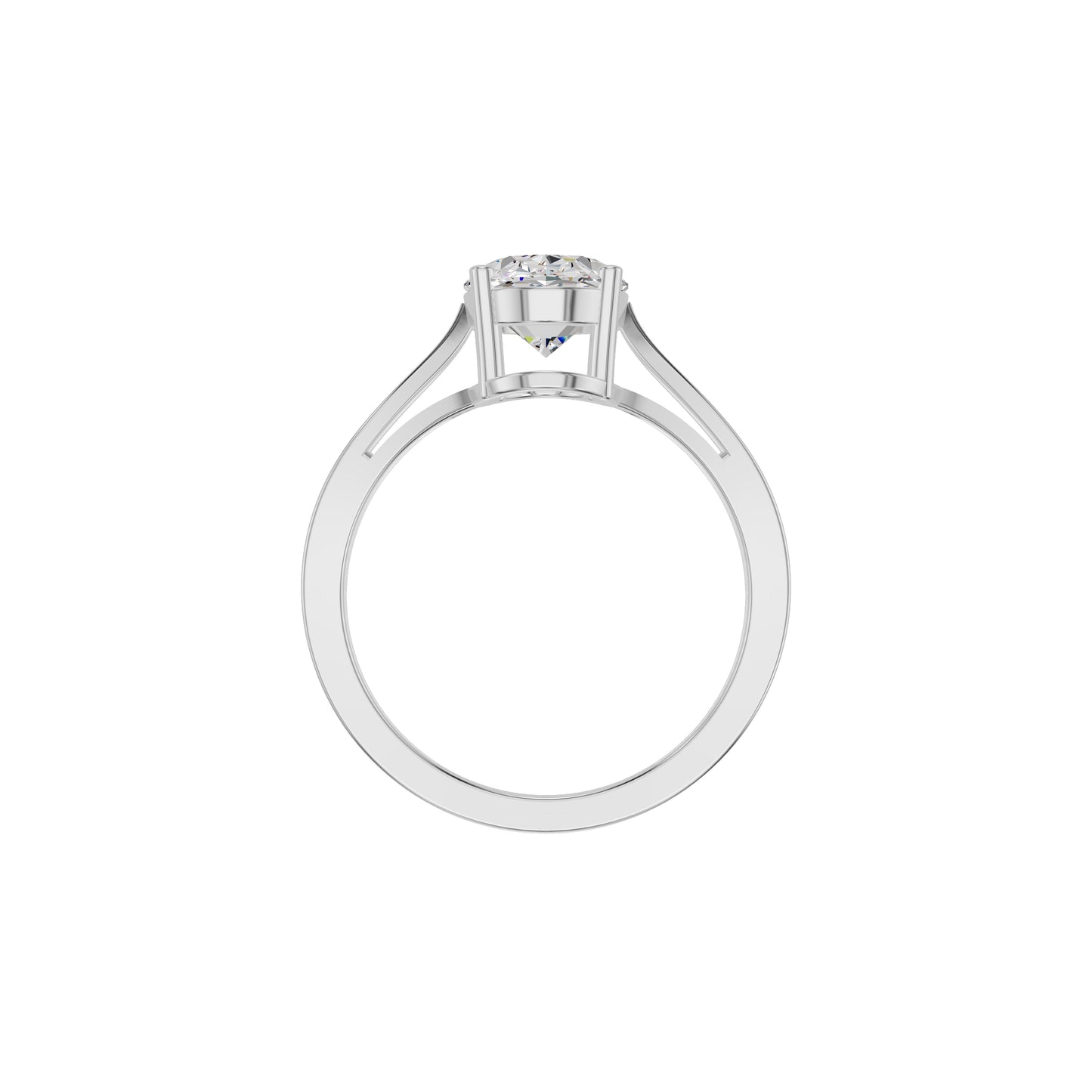 DLR002158 18 KT / White Gold / 18