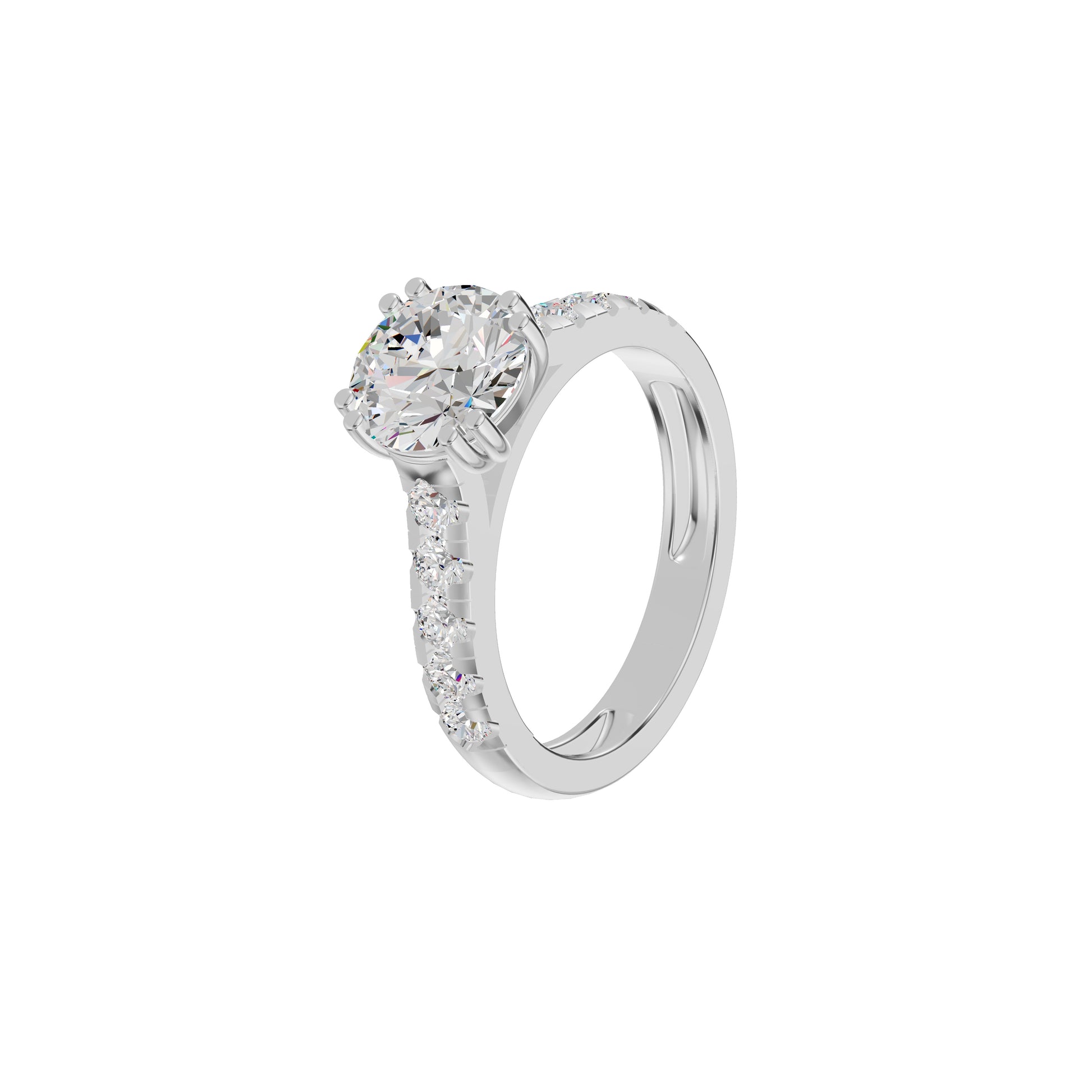 DLR002159 18 KT / White Gold / 18