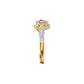 Other Half Heart Diamond Engagement Ring 18 KT / Yellow Gold / 18