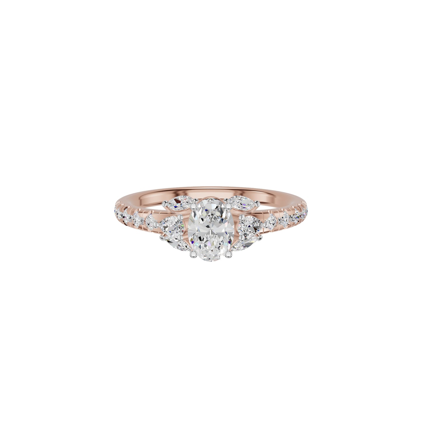 Avant-Garde Diamond Ring